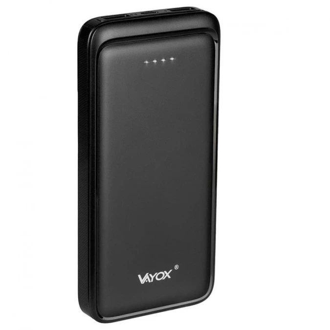 Powerbank 10000 mAh wejście USB‑C wyjście 2xUSB‑A + USB‑C 5V 2.1A czarny VA0340 Vayox