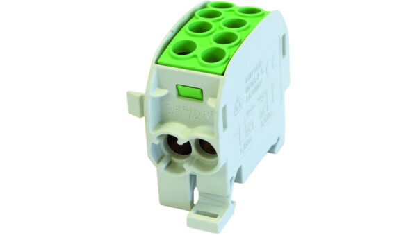 Blok rozdzielczy – odgałęźny Al/Cu SCB 35 (80210) SIMBLOCK zielony 81502005