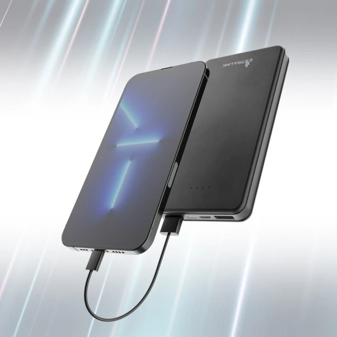 Powerbank Power bank, USB‑C Extralink EPB‑078B 10000mAh Czarny