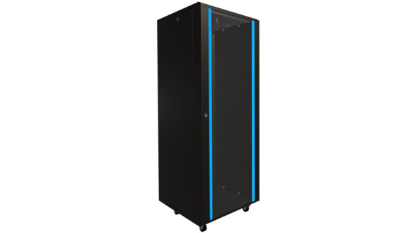 Szafa rack stojąca Extralink 37U 600×600 Czarna