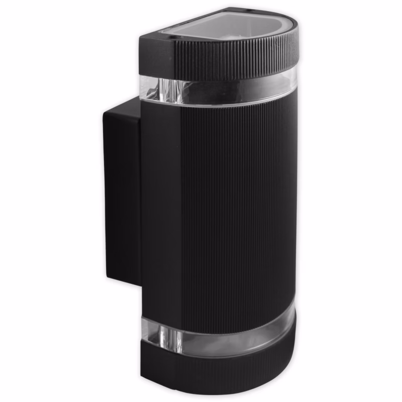 Kinkiet elewacyjny GU10 LED MasterLED Hana Duo IP54 podwójna lampa zewnętrzna czarna 1 szt.