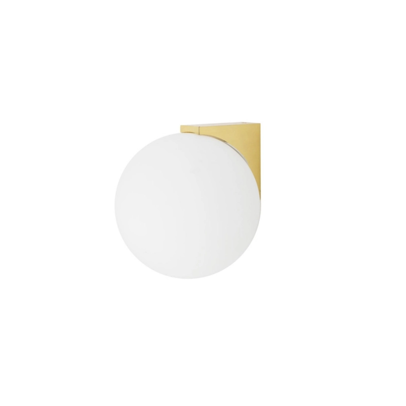 Kinkiet ścienny Nowodvorski Lighting Aloe mosiądz-złoty-biały 1 x G9 x 5W IP44 wym: 16,5 x 15 cm – 1 szt.