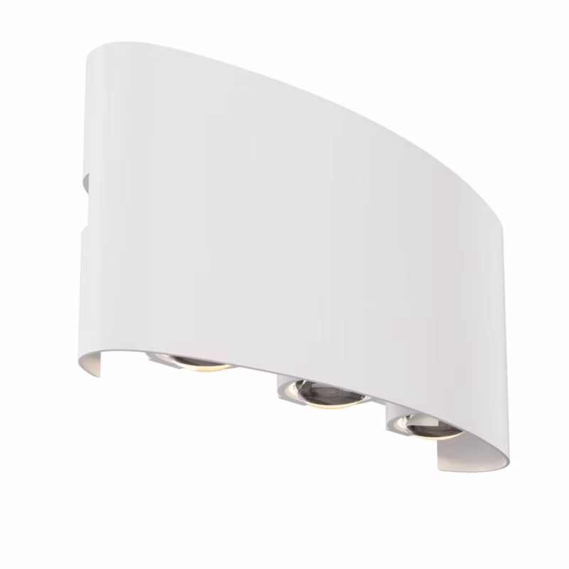 Kinkiet ścienny zewnętrzny Maytoni Strato biały transparentny LED 6W 3000K 600lm IP54 wym: 8 x 16,5 x 4,2 cm metal – 1 szt.