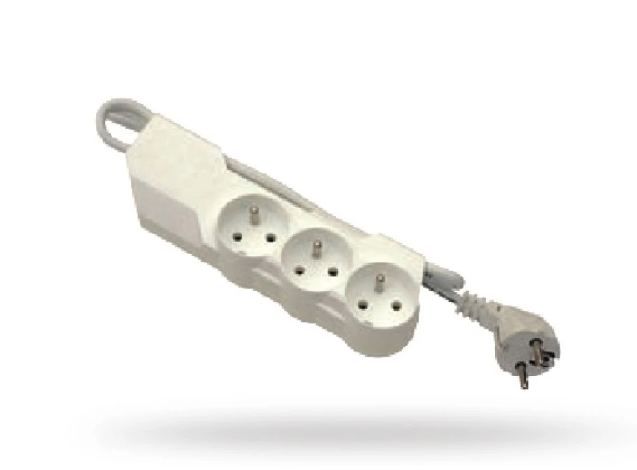 Przedłużacz MODERN 3‑gniazda z/u 1,5m /OMY 3×1/ MPS‑301,5