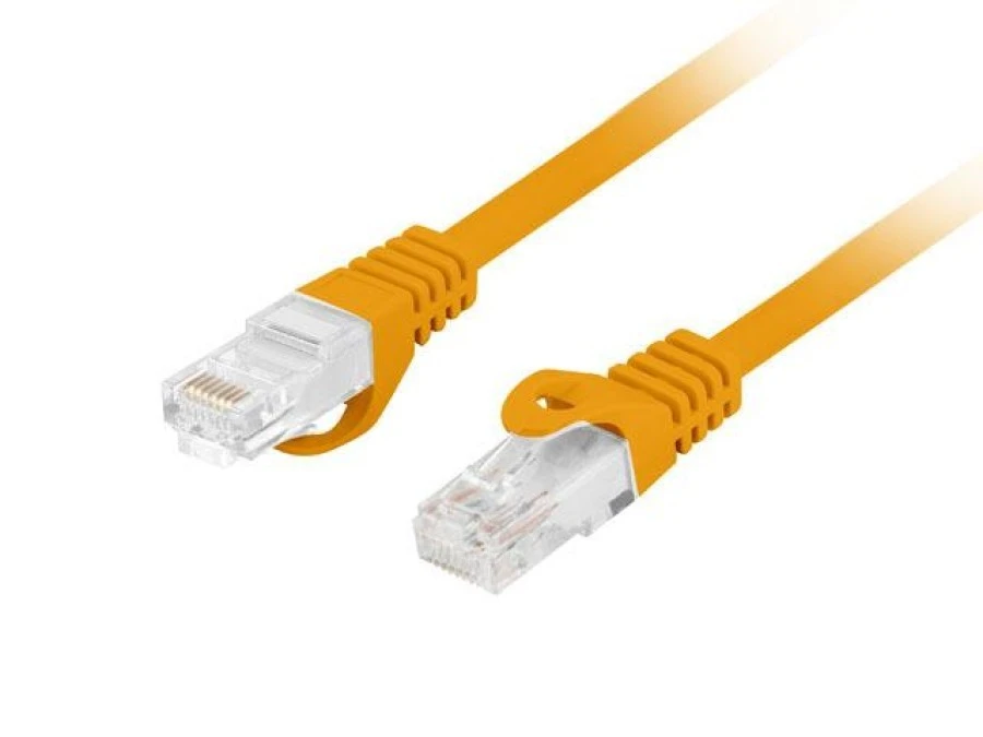 Patchcord kat.6 utp lszh cu 0.5m pomarańczowy fluke passed lanberg PCU6‑10CU‑0050‑O