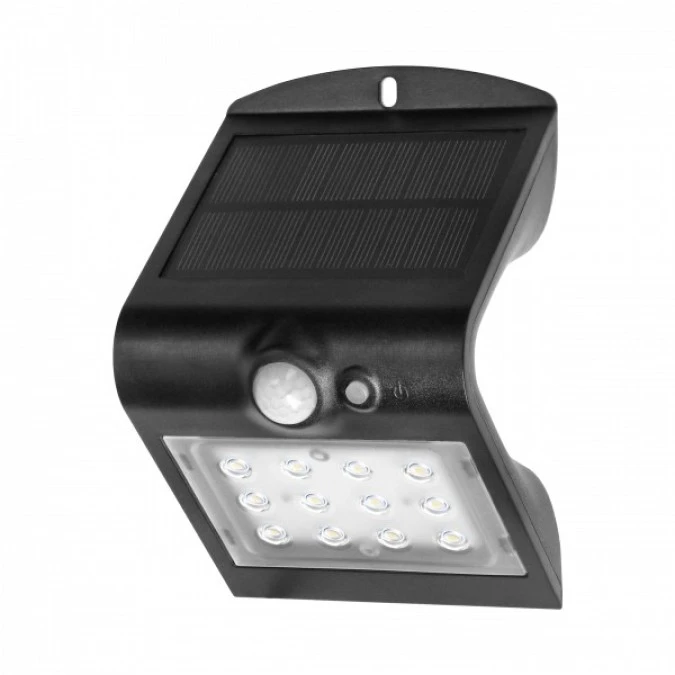 PL SILOE LED 1,5W, lampa solarna z czujnikiem ruchu 120st, 190lm, IP,AD‑SL‑6083BLR4