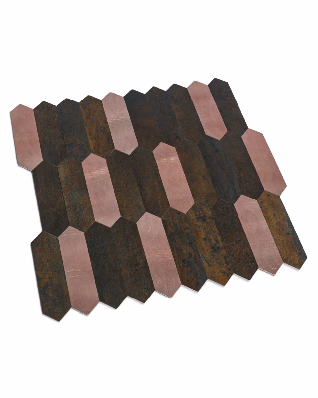 Kafelki ścienne samoprzylepne płytki Mazovia 30,5 x 30,5 cm odporne na zachlapania, geometryczne Wielokolorowe 1 szt.