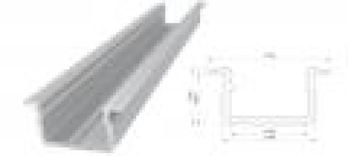 Wpuszczany profil LED surowy 9x16mm 3030mm AL12‑GLG2‑RW‑3000 GLALU
