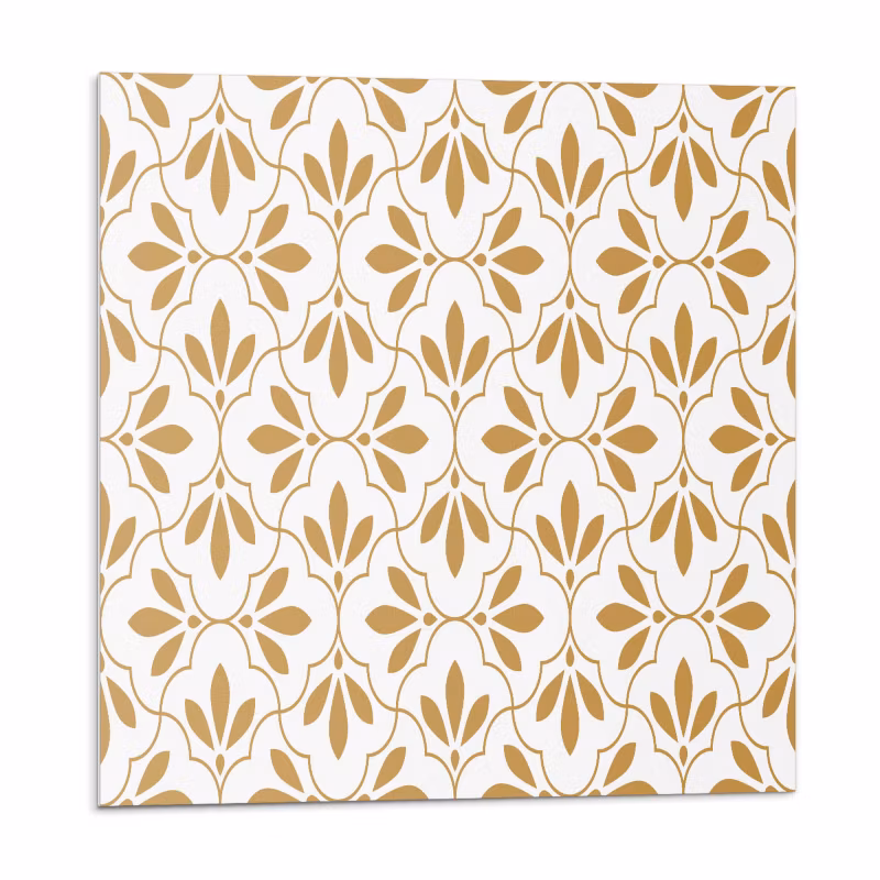 Kafelki samoprzylepne Wallfluent 50×50 cm Wytworny wzór roślinny 4 szt.