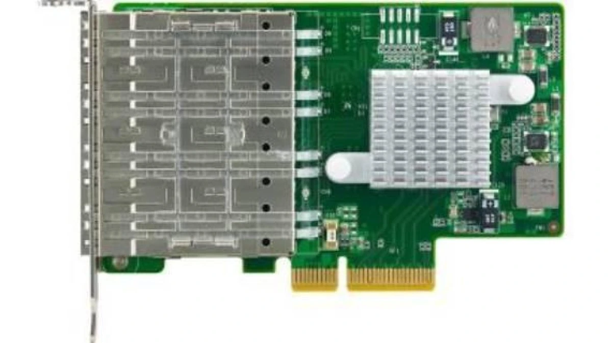 Poczwórna karta 1G PersCard (SFP) z Intel I350 PCIE‑1131PS‑00A1E
