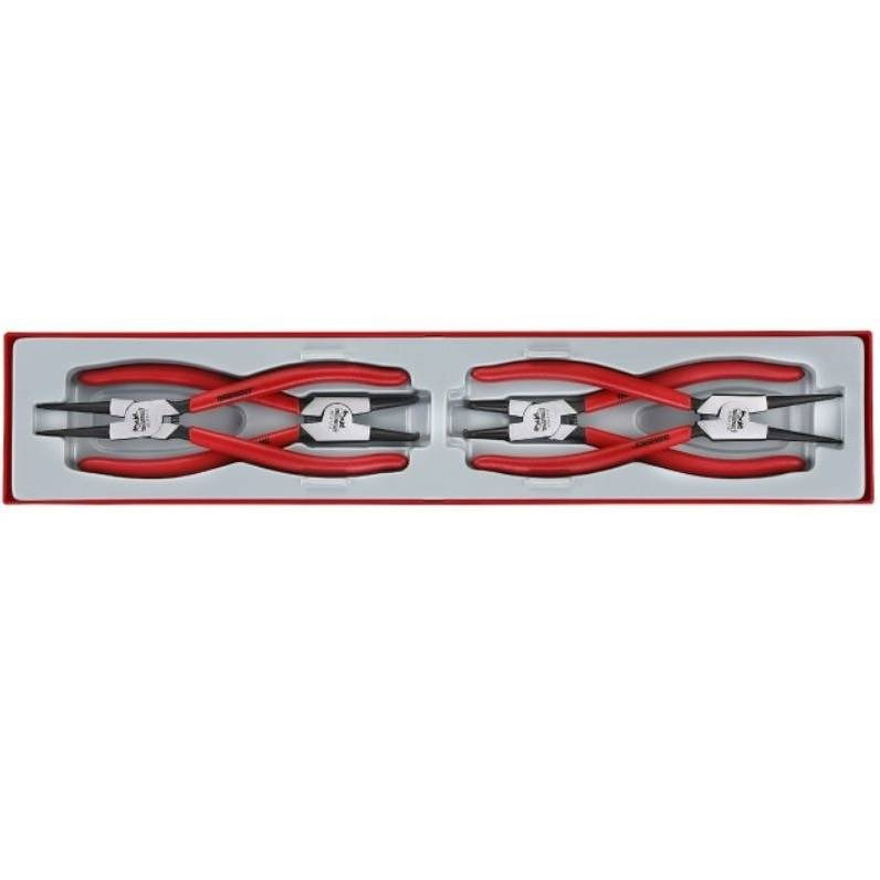 Zestaw szczypiec Teng Tools TTX474-9 do wewnętrznych i zewnętrznych pierścieni osadczych