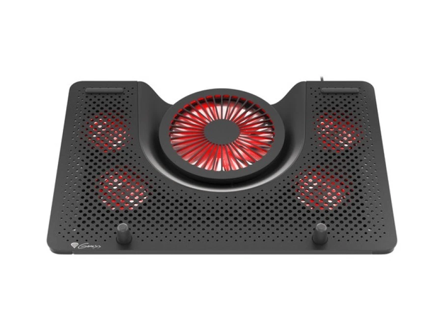 Podstawka chłodząca pod laptopa GENESIS OXID 550 15.6‑17.3 z 5 wentylatorami, podświetlenie, 1 USB