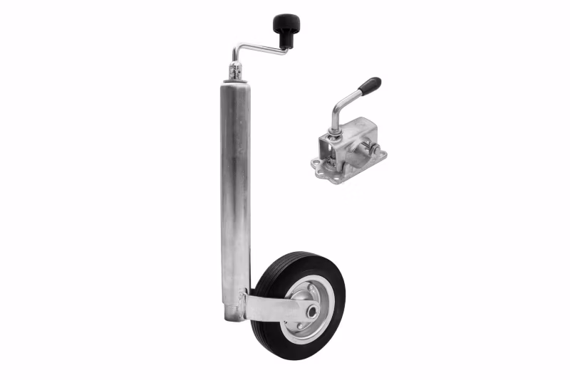 Koło podporowe z klemą obejmą żeliwną WINTERHOFF ST48-200VB+KLE48-G 150kg 48mm 505-725mm 1 szt.