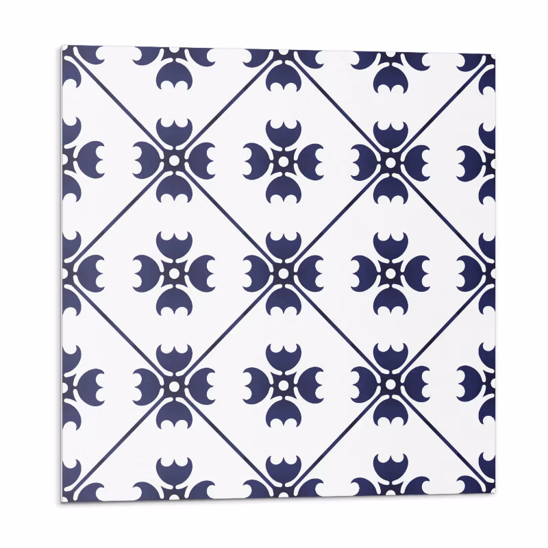 Kafelki samoprzylepne Wallfluent 50×50 cm Elegancki wzór z figurami geometrycznymi 4 szt.