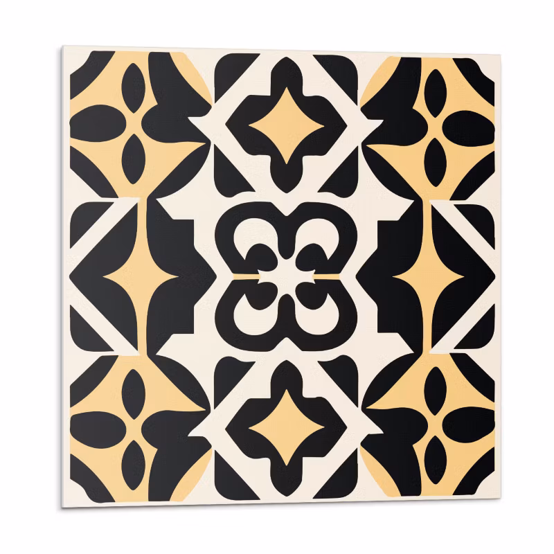 Kafelki samoprzylepne Wallfluent 50×50 cm Motywy w geometrycznym stylu 4 szt.