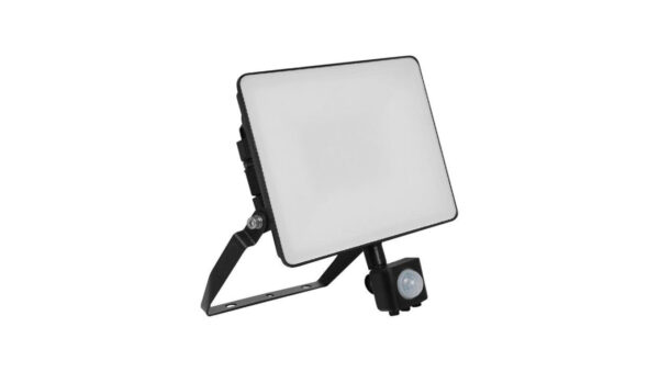 Projektor LED z czujnikiem ruchu FLUXI MC 50W 6000lm 6500K IP65 Czarny 5 Lat Gwarancji 23849-5