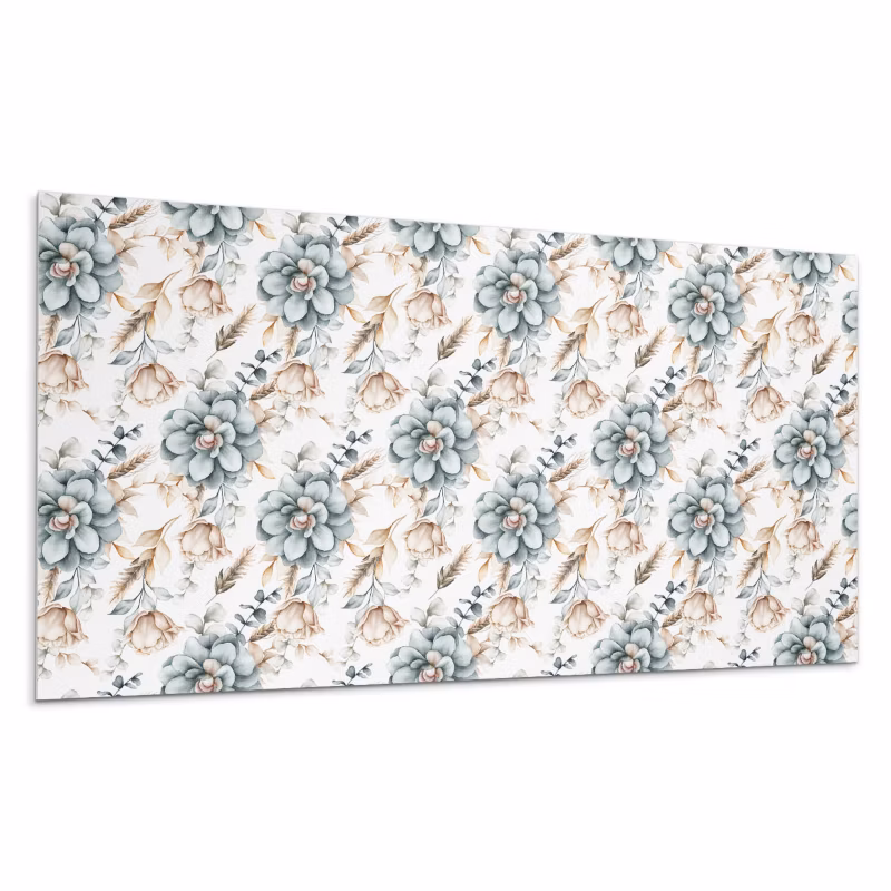 Kafelki samoprzylepne Wallfluent 40×20 cm Roślinny wzór kwiatowy 10 szt.