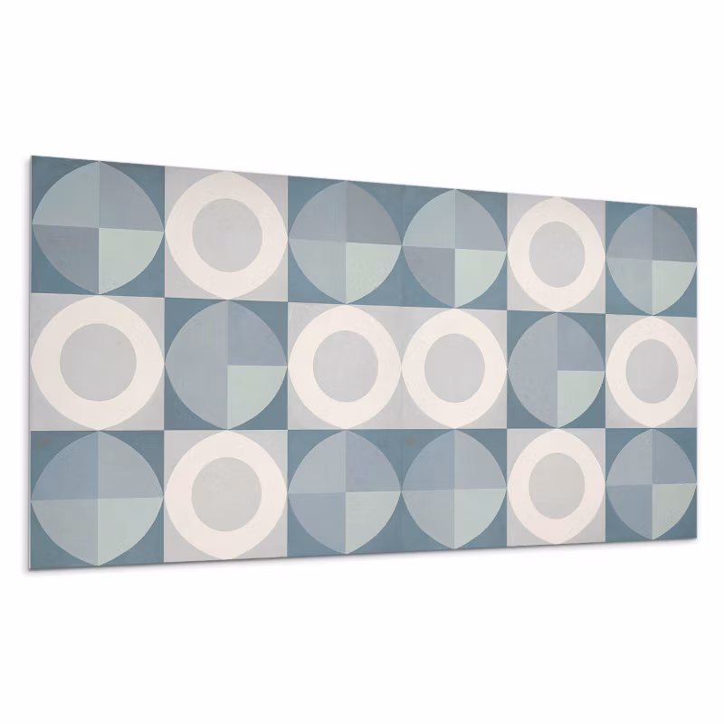 Kafelki samoprzylepne Wallfluent 60×30 cm Abstrakcyjne figury i okręgi 6 szt.