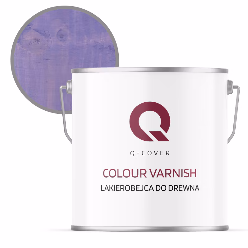 Lakierobejca do Drewna 3w1 Q-Cover Lawendowy H2629 Satyna 5L