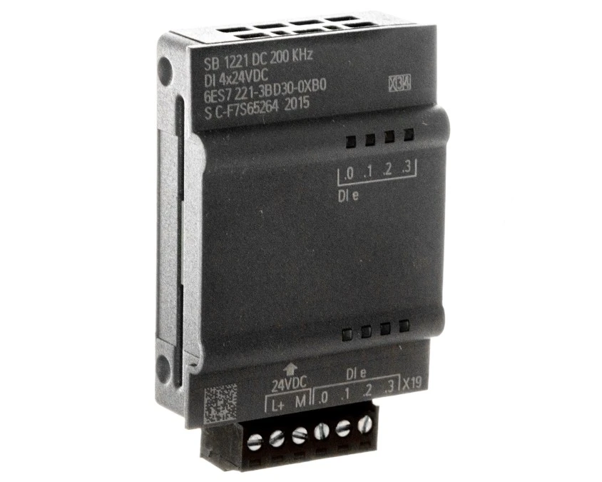 Płytka sygnałowa SIMATIC S7‑1200 SB 1221 dla CPU S7‑1200 4 wejścia bin typu Source 24V DC/200kHZ 6ES7221‑3BD30‑0XB0