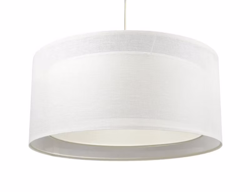 Lampa Bps Koncept wisząca DUO LEN LIGHT 60 kremowa 1 szt