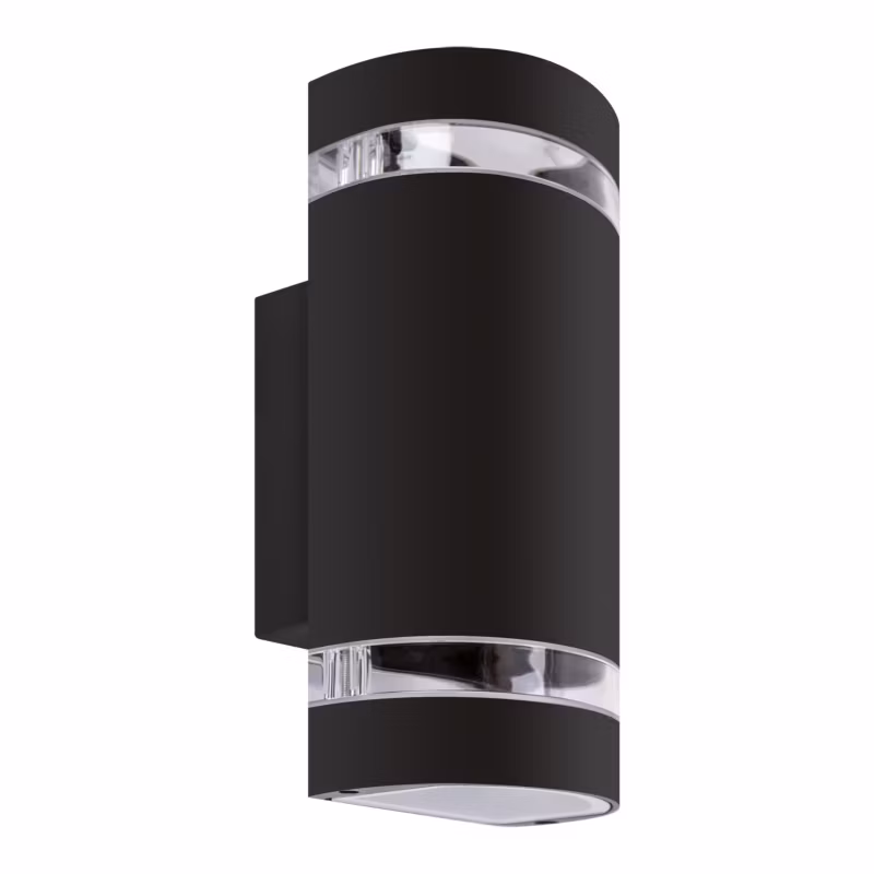 Kinkiet ścienny zewnętrzny Struhm Bruno czarny 2 x GU10 x IP54 wym: 23 x 10 x 9,4 cm – 1 szt.