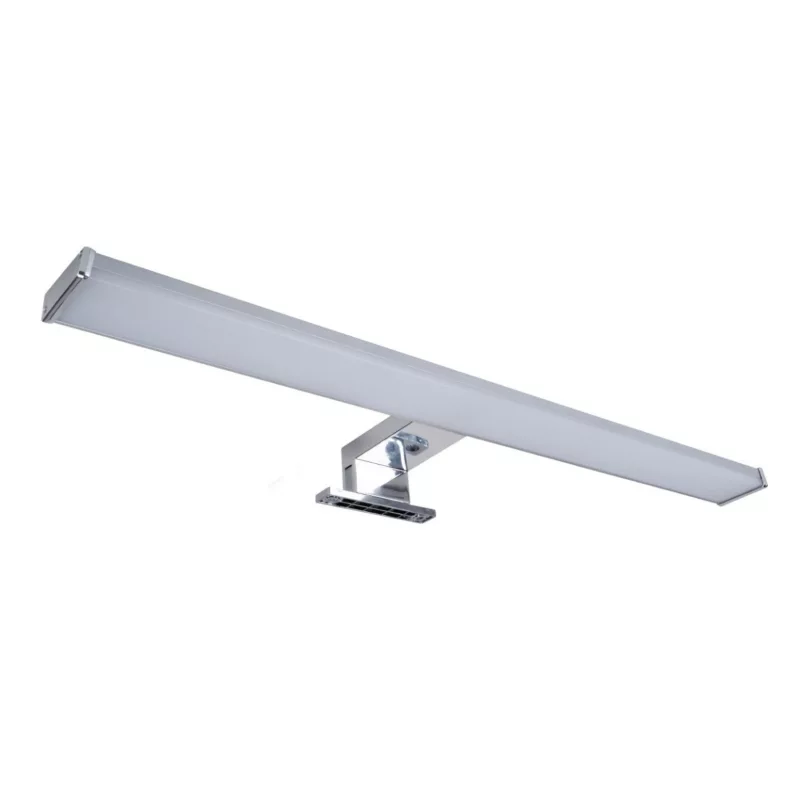 Kinkiet ścienny Polux Elba chromowany biały nad lustro LED 12W 4000K 1350lm IP44 wym: 4,4 x 60 x 11,2 cm – 1 szt.