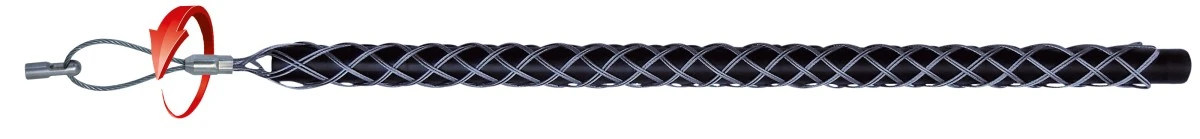 Pończocha do zaciągania kabla z kompensacją obrotów 25‑31mm gwint RTG 6 20269