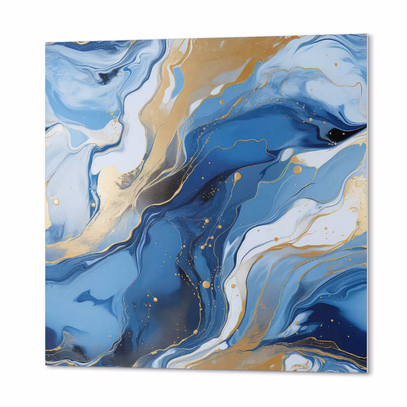 Komplet Kafelków Samoprzylepnych ArtPrintCave 30×30 cm Abstrakcyjne fale i plamy 9 szt.