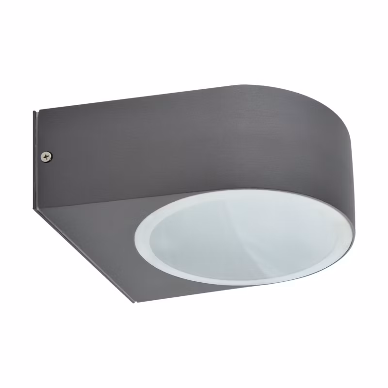 Kinkiet ścienny zewnętrzny Struhm Limo ciemnoszary 1 x E27 x IP54 wym: 7 x 17 x 19 cm – 1 szt.