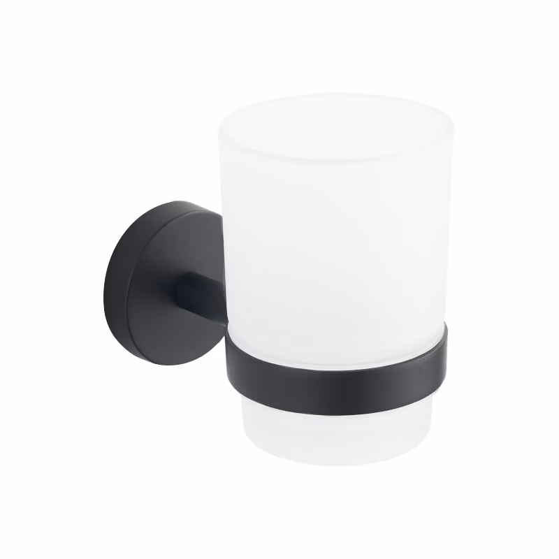 Kubek na szczoteczki Mexen Loft czarny 6,6×9,5 cm 1 szt.
