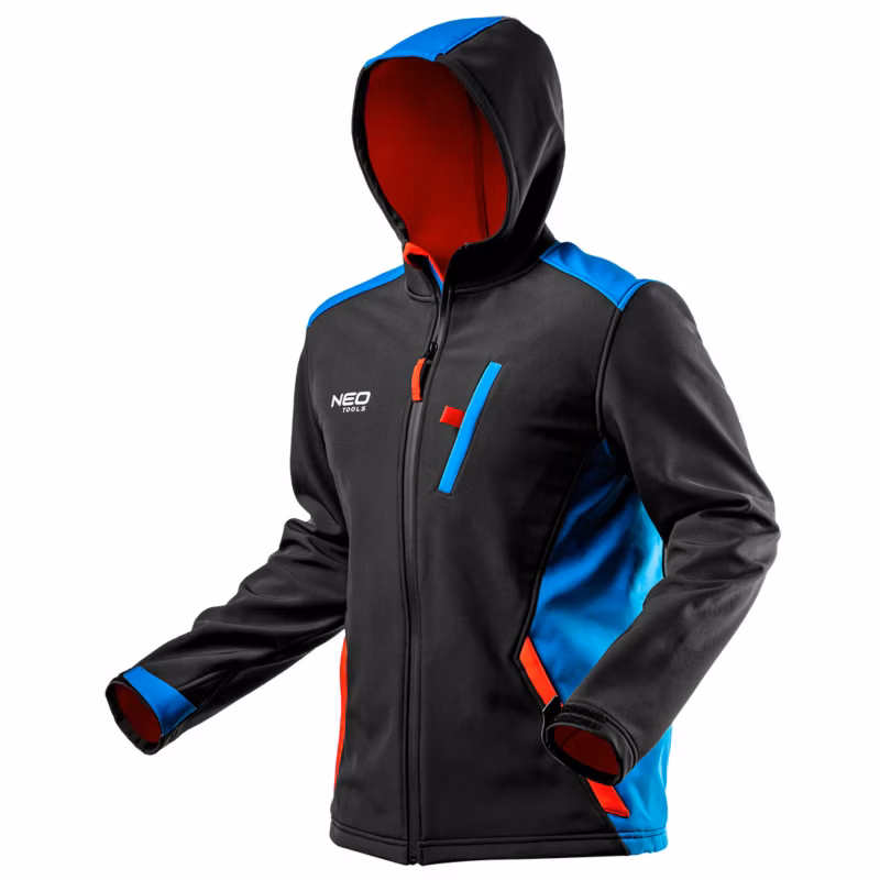 Kurtka softshell NEO TOOLS seria HD+ rozm. XXL czarna 1 szt.