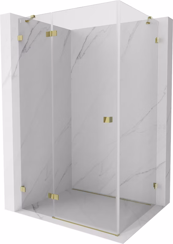 Kabina prysznicowa Mexen Lunar złota 95×90 cm 834-095-090-50-00-L 1 szt.