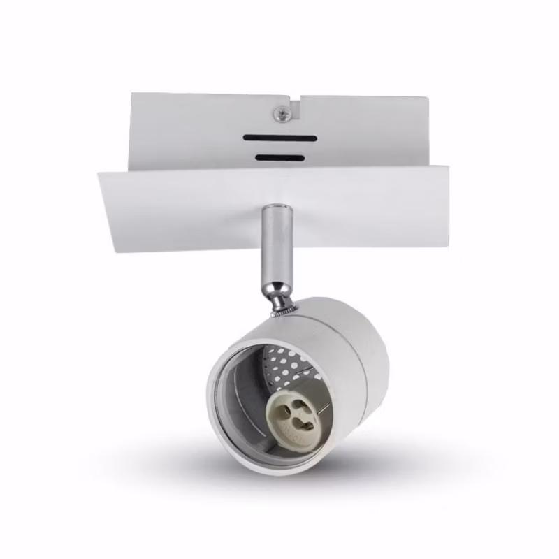 Kinkiet ścienny V-TAC 788 biały chromowany 1 x GU10 x IP20 wym: 7,5 x 14 x 13,8 cm – 1 szt.