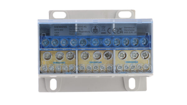 Blok rozdzielczy 125A 3P 690V 1×25-35mm2 4x16mm2 7x10mm2 DIN 5ST2502