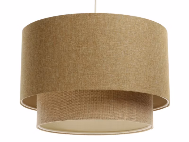 Lampa Bps Koncept wisząca ERUTAN DOUBLE 40 żółta/beżowa 1 szt