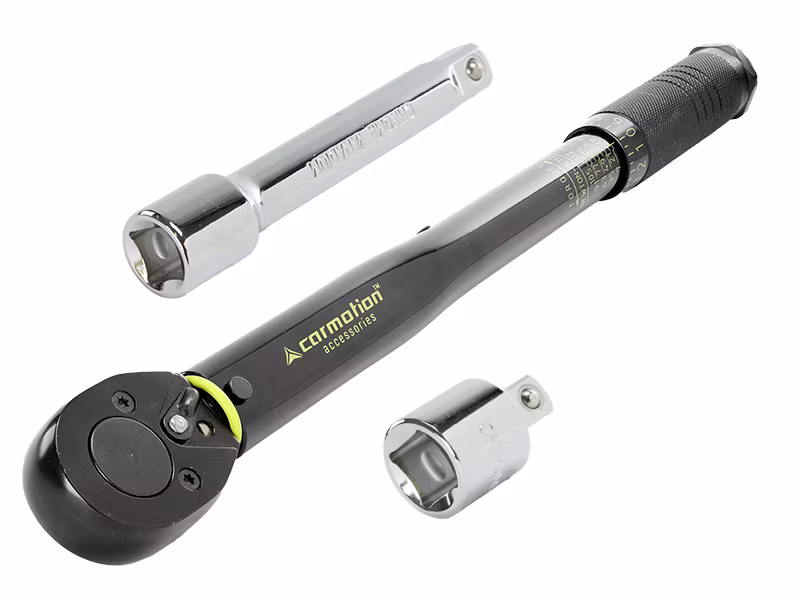 Klucz dynamometryczny, Carmotion, przedłużka 125 mm, certyfikat kalibracji, 1 szt.