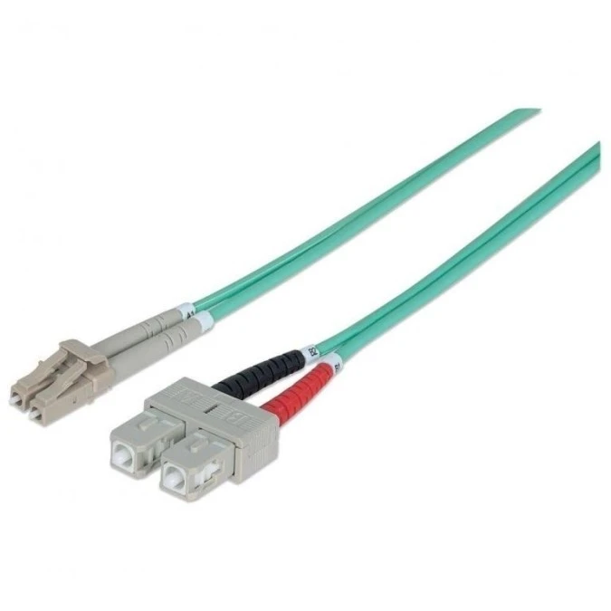 Patchcord światłowodowy OM3 50/125 MM LC‑SC Duplex 1m