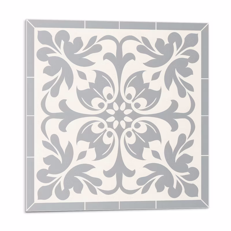 Kafelki samoprzylepne Wallfluent 20×20 cm Kwiatowy wzór na płytkach 20 szt.