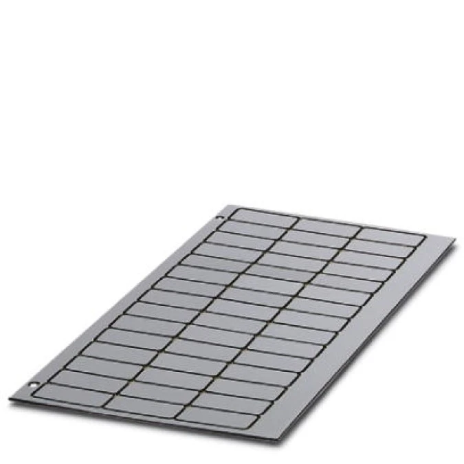 Płytka etykiet opisowych srebrna GPE 27X18 SR/R 0806893 /10 szt./