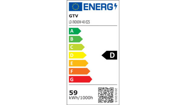 Oprawa uliczna INDIANA 60W 7800lm 4000K 10KV IP65 Ra70 LD-IND60W-40