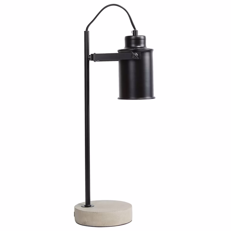 Lampa biurkowa Mundaka Regulowana Metal Czarny 1 szt.