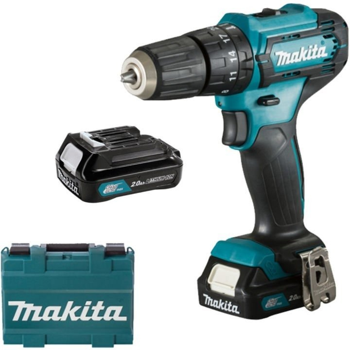 Wiertarko-wkrętarka akumulatorowa z udarem Makita HP333DSAE 12 V