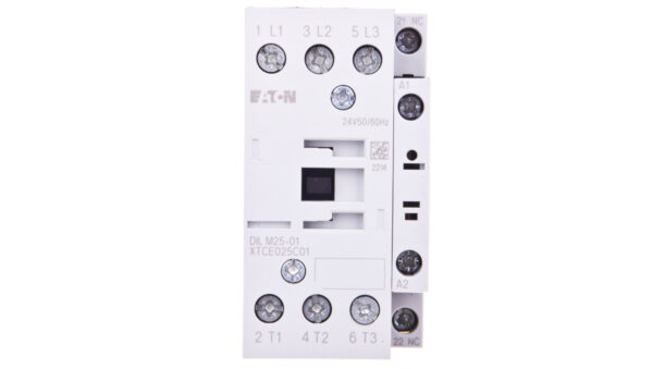 Stycznik mocy 25A 3P 24V AC 0Z 1R DILM25-01(24V50/60HZ) 277168