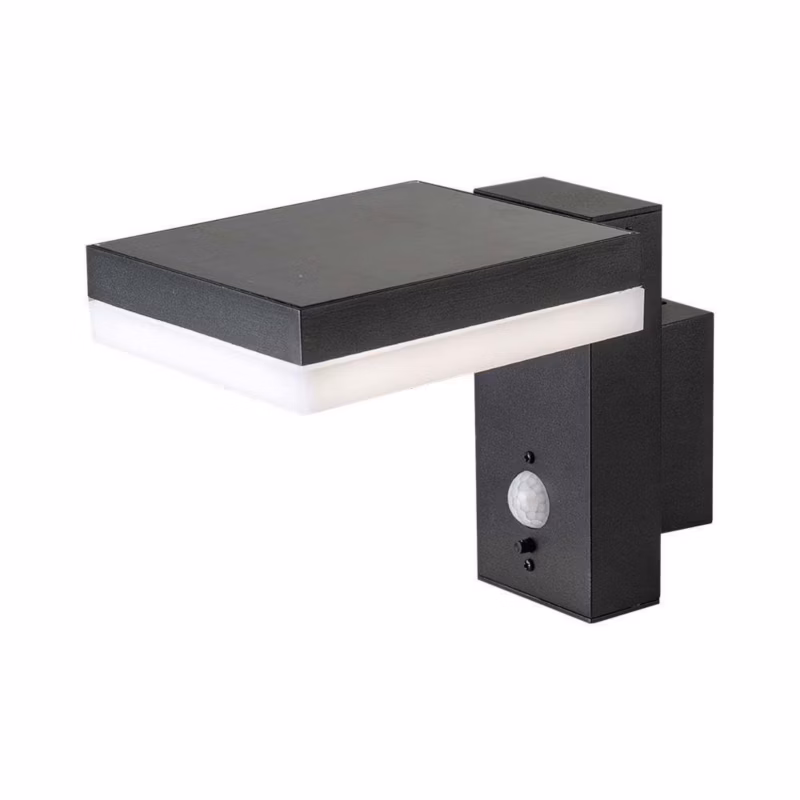 Kinkiet solarny z czujnikiem V-TAC 1147 czarno-biały LED 5.5W 3000K 220lm IP54 wym: 15,5 x 13 x 22,4 cm aluminium – 1 szt.