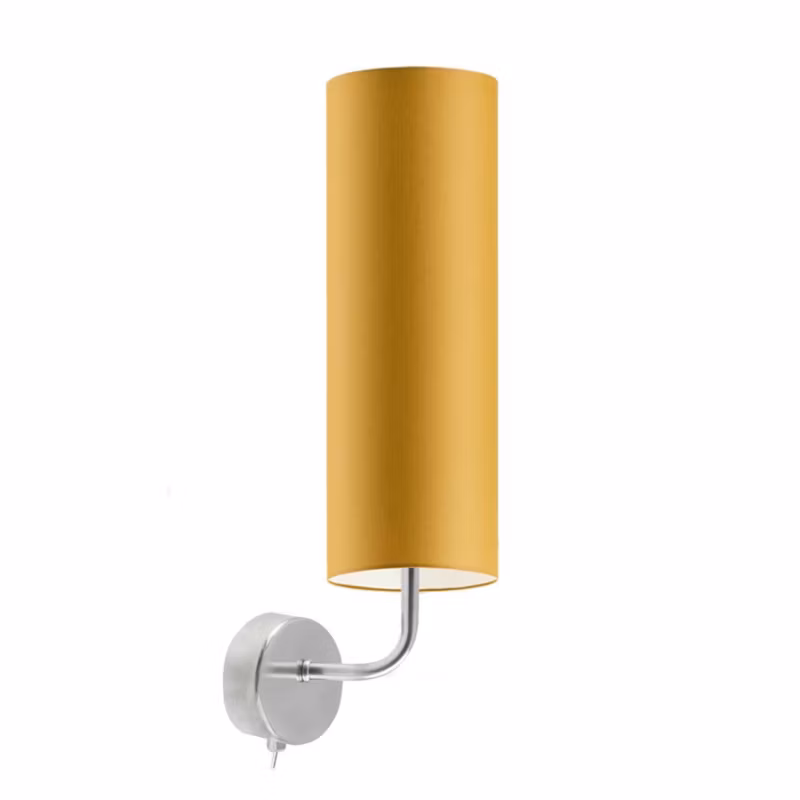 Kinkiet Volta Light Factory Bell Musztardowy Abażur 1xE27 1szt.