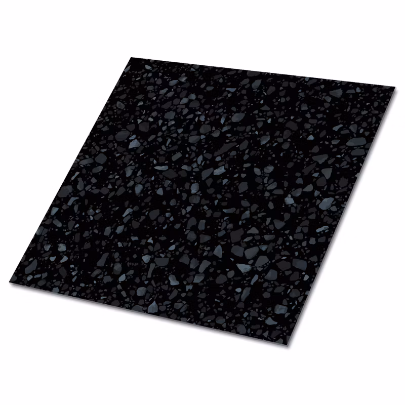 Kafelki samoprzylepne Tulup 30×30 cm Klasyczna czarna podłoga. 9 szt.