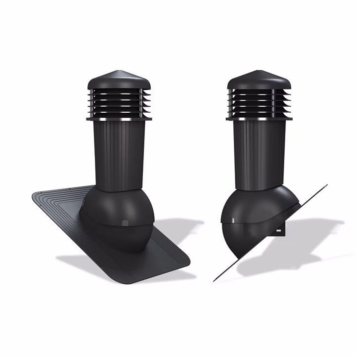 Kominek wentylacyjny WIRPLAST Normal PLUS 125mm z odpływem kondensatu pod gont bitumiczne wentylacja 1szt.