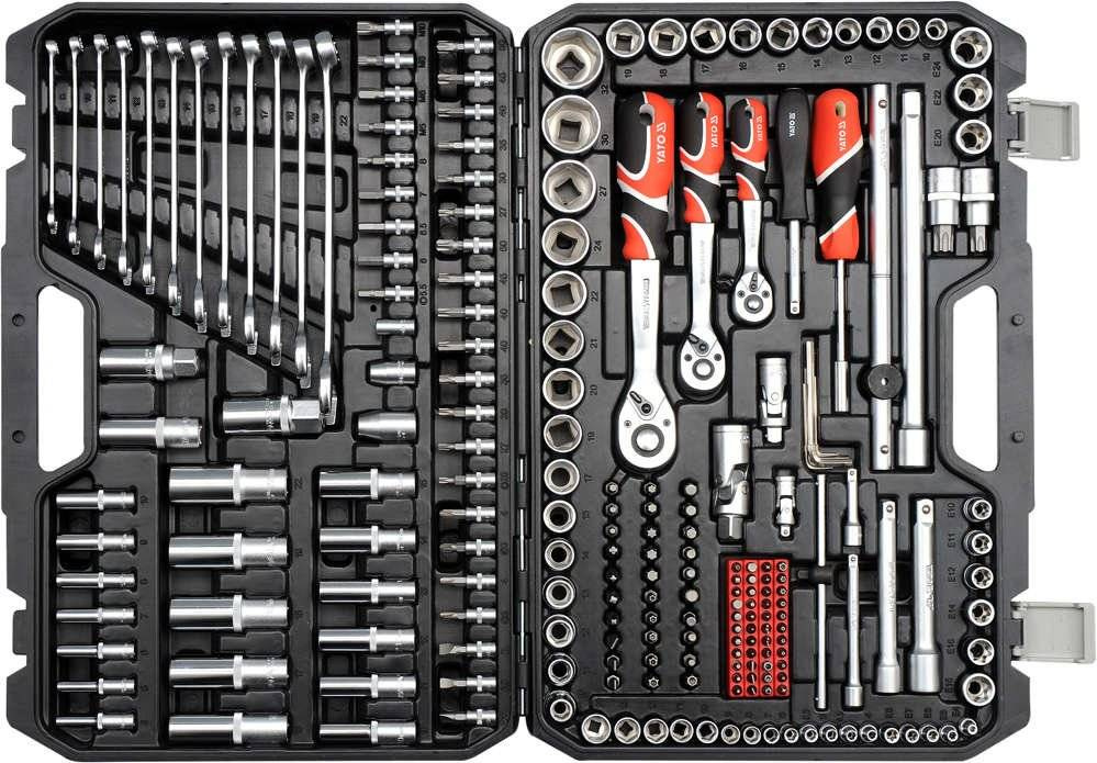 Zestaw kluczy YATO 1/4″, 3/8″, 1/2″ YT-38841- komplet 216 sztuk