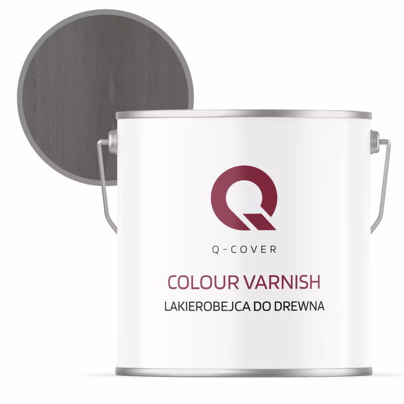 Lakierobejca do Drewna 3w1 Q-Cover Antracyt Satyna 5L